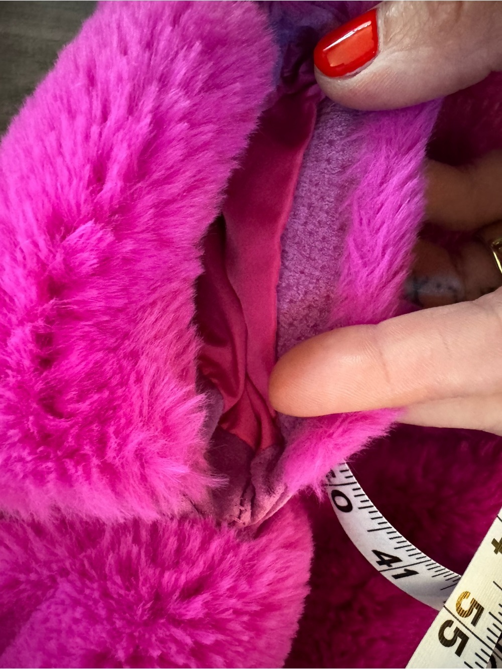 Love Token Hot Pink Faux-Fur Quilted Puffer Jacket - Picture 10 of 11